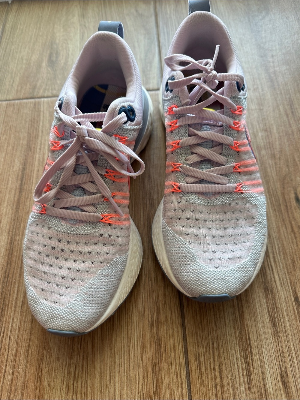 Women's Nike React Infinity Flyknit Running Shoes - Pink